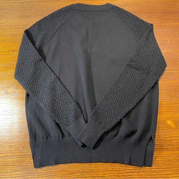 Aritzia | Wilfred Italian Yarn Sweater With Mesh-Like Arms - Picture 4 of 4